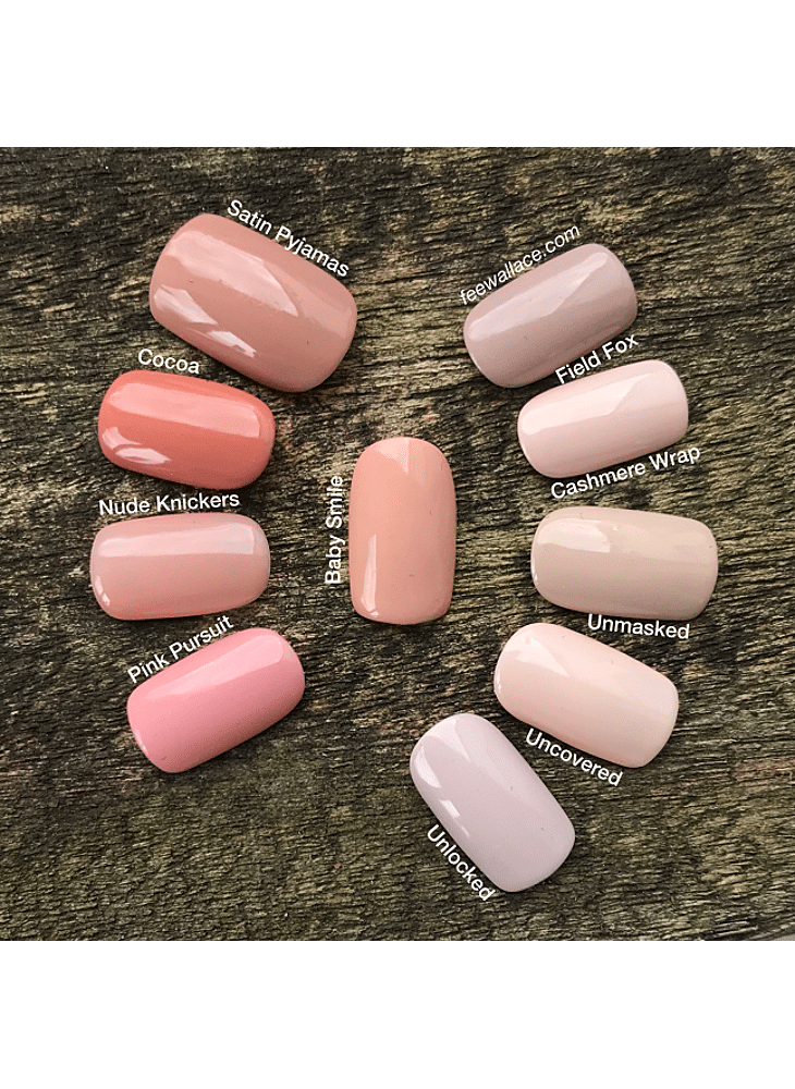 Pink outlet shellac nails
